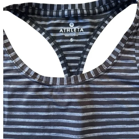 Athleta Striped Active Tank Small - Picture 2 of 3